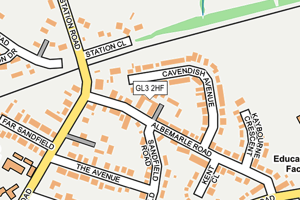GL3 2HF map - OS OpenMap – Local (Ordnance Survey) GL3 2HF map - OS OpenMap – Local (Ordnance Survey)
