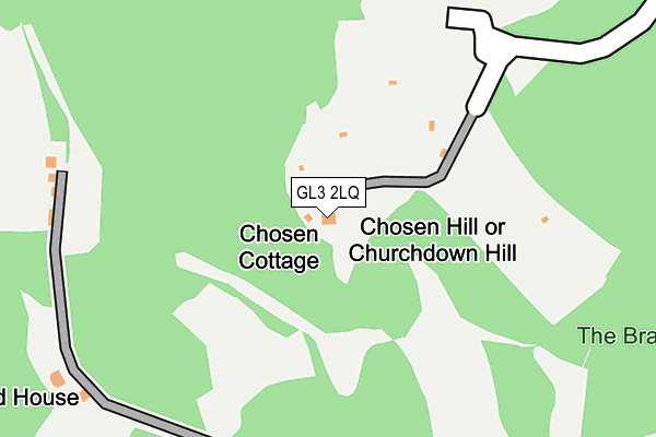 GL3 2LQ map - OS OpenMap – Local (Ordnance Survey) GL3 2LQ map - OS OpenMap – Local (Ordnance Survey)