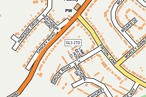GL3 2TD map - OS OpenMap – Local (Ordnance Survey) GL3 2TD map - OS OpenMap – Local (Ordnance Survey)