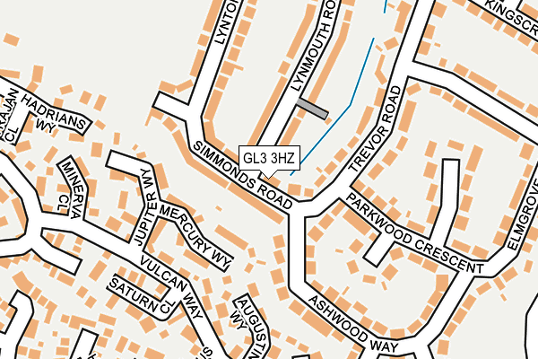 GL3 3HZ map - OS OpenMap – Local (Ordnance Survey) GL3 3HZ map - OS OpenMap – Local (Ordnance Survey)