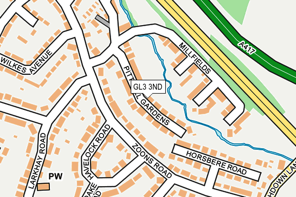 GL3 3ND map - OS OpenMap – Local (Ordnance Survey) GL3 3ND map - OS OpenMap – Local (Ordnance Survey)