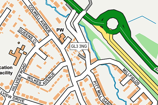 GL3 3NG map - OS OpenMap – Local (Ordnance Survey) GL3 3NG map - OS OpenMap – Local (Ordnance Survey)