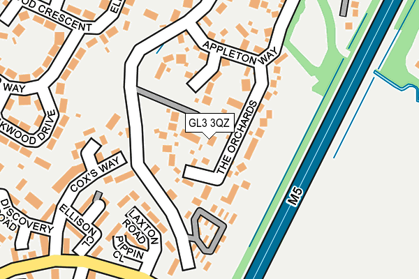 GL3 3QZ map - OS OpenMap – Local (Ordnance Survey) GL3 3QZ map - OS OpenMap – Local (Ordnance Survey)