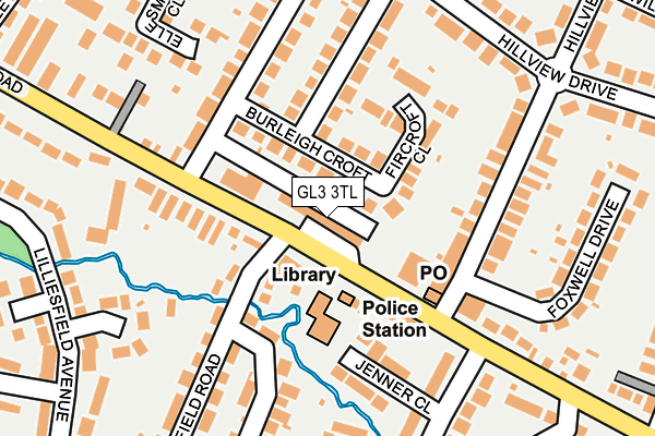GL3 3TL map - OS OpenMap – Local (Ordnance Survey) GL3 3TL map - OS OpenMap – Local (Ordnance Survey)