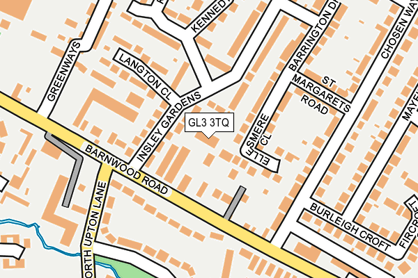 GL3 3TQ map - OS OpenMap – Local (Ordnance Survey) GL3 3TQ map - OS OpenMap – Local (Ordnance Survey)