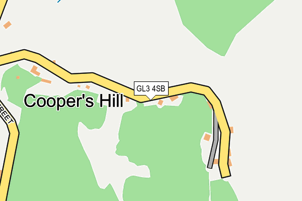 GL3 4SB map - OS OpenMap – Local (Ordnance Survey)