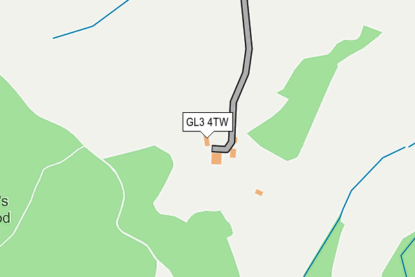 GL3 4TW map - OS OpenMap – Local (Ordnance Survey) GL3 4TW map - OS OpenMap – Local (Ordnance Survey)