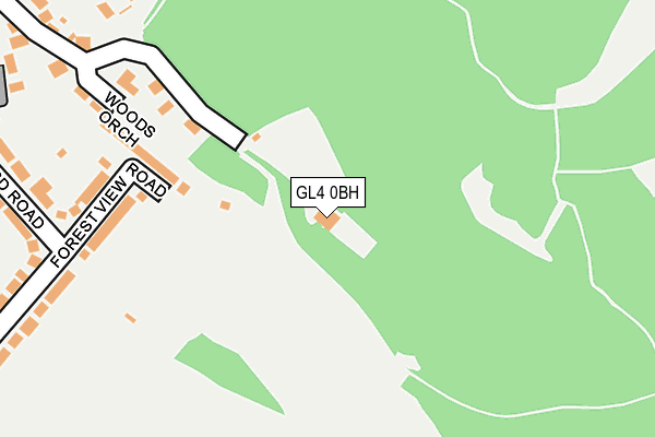 GL4 0BH map - OS OpenMap – Local (Ordnance Survey) GL4 0BH map - OS OpenMap – Local (Ordnance Survey)