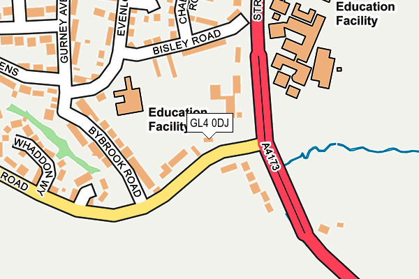 GL4 0DJ map - OS OpenMap – Local (Ordnance Survey) GL4 0DJ map - OS OpenMap – Local (Ordnance Survey)