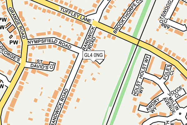 GL4 0NG map - OS OpenMap – Local (Ordnance Survey) GL4 0NG map - OS OpenMap – Local (Ordnance Survey)