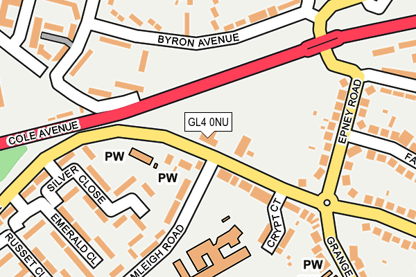 GL4 0NU map - OS OpenMap – Local (Ordnance Survey) GL4 0NU map - OS OpenMap – Local (Ordnance Survey)