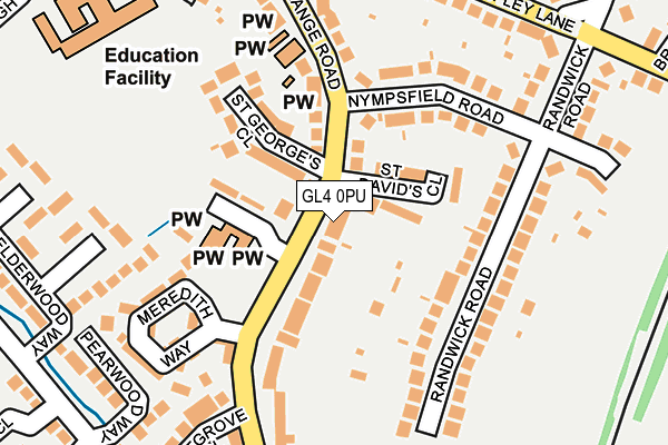 GL4 0PU map - OS OpenMap – Local (Ordnance Survey) GL4 0PU map - OS OpenMap – Local (Ordnance Survey)