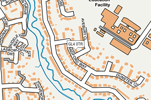 GL4 0TR map - OS OpenMap – Local (Ordnance Survey) GL4 0TR map - OS OpenMap – Local (Ordnance Survey)