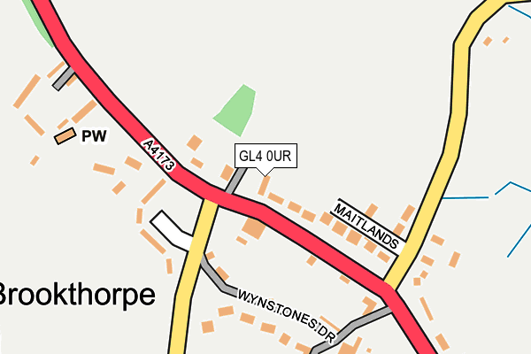 GL4 0UR map - OS OpenMap – Local (Ordnance Survey) GL4 0UR map - OS OpenMap – Local (Ordnance Survey)