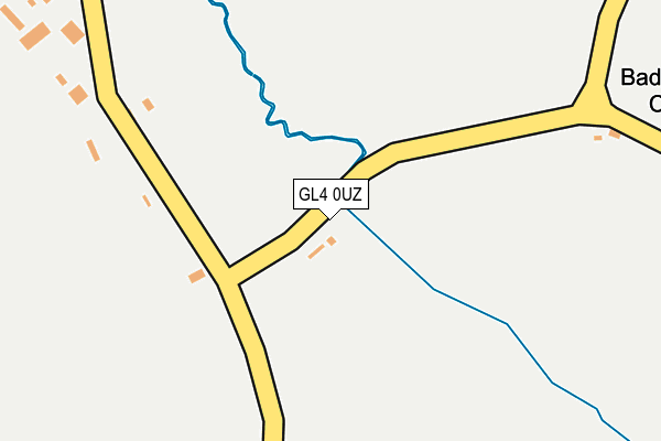 GL4 0UZ map - OS OpenMap – Local (Ordnance Survey) GL4 0UZ map - OS OpenMap – Local (Ordnance Survey)