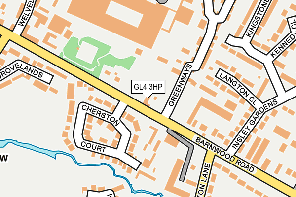 GL4 3HP map - OS OpenMap – Local (Ordnance Survey) GL4 3HP map - OS OpenMap – Local (Ordnance Survey)