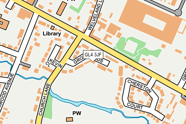 GL4 3JF map - OS OpenMap – Local (Ordnance Survey) GL4 3JF map - OS OpenMap – Local (Ordnance Survey)
