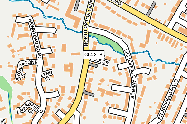 GL4 3TB map - OS OpenMap – Local (Ordnance Survey) GL4 3TB map - OS OpenMap – Local (Ordnance Survey)