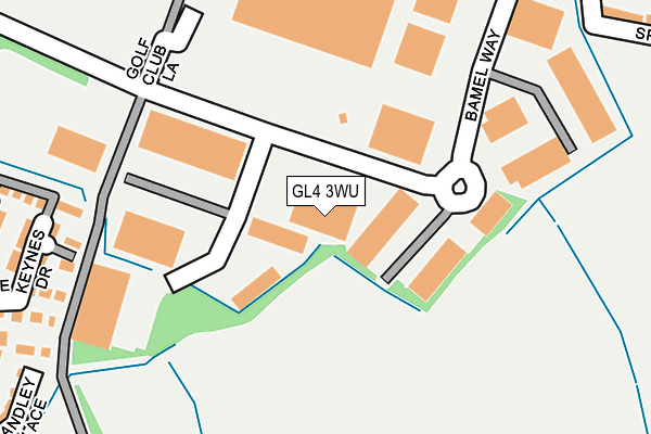 GL4 3WU map - OS OpenMap – Local (Ordnance Survey) GL4 3WU map - OS OpenMap – Local (Ordnance Survey)