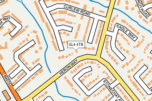 GL4 4TB map - OS OpenMap – Local (Ordnance Survey) GL4 4TB map - OS OpenMap – Local (Ordnance Survey)