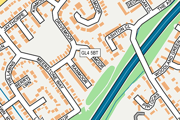 GL4 5BT map - OS OpenMap – Local (Ordnance Survey) GL4 5BT map - OS OpenMap – Local (Ordnance Survey)