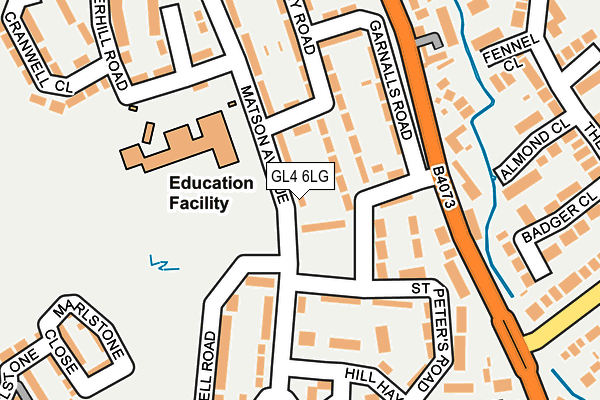 GL4 6LG map - OS OpenMap – Local (Ordnance Survey) GL4 6LG map - OS OpenMap – Local (Ordnance Survey)