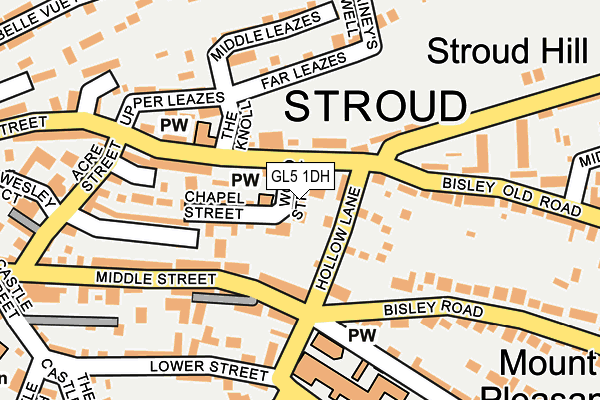 GL5 1DH map - OS OpenMap – Local (Ordnance Survey) GL5 1DH map - OS OpenMap – Local (Ordnance Survey)