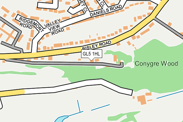 GL5 1HL map - OS OpenMap – Local (Ordnance Survey) GL5 1HL map - OS OpenMap – Local (Ordnance Survey)