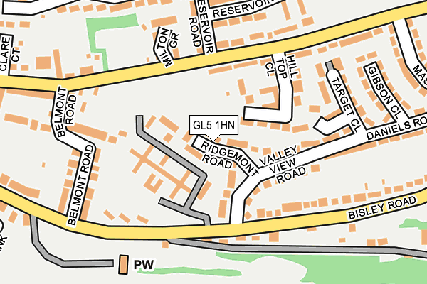 GL5 1HN map - OS OpenMap – Local (Ordnance Survey) GL5 1HN map - OS OpenMap – Local (Ordnance Survey)