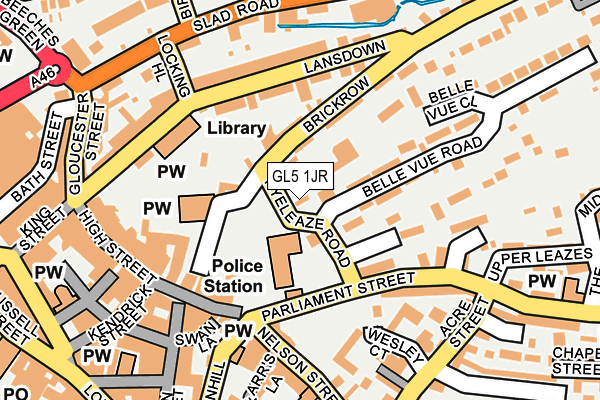 GL5 1JR map - OS OpenMap – Local (Ordnance Survey) GL5 1JR map - OS OpenMap – Local (Ordnance Survey)