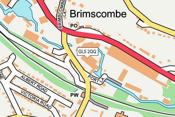 GL5 2QQ map - OS OpenMap – Local (Ordnance Survey) GL5 2QQ map - OS OpenMap – Local (Ordnance Survey)