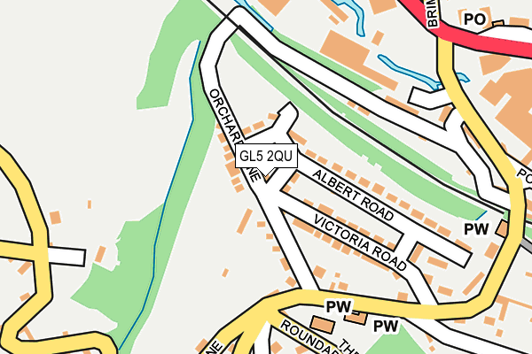 GL5 2QU map - OS OpenMap – Local (Ordnance Survey) GL5 2QU map - OS OpenMap – Local (Ordnance Survey)