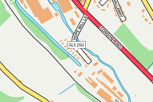 GL5 2SQ map - OS OpenMap – Local (Ordnance Survey) GL5 2SQ map - OS OpenMap – Local (Ordnance Survey)