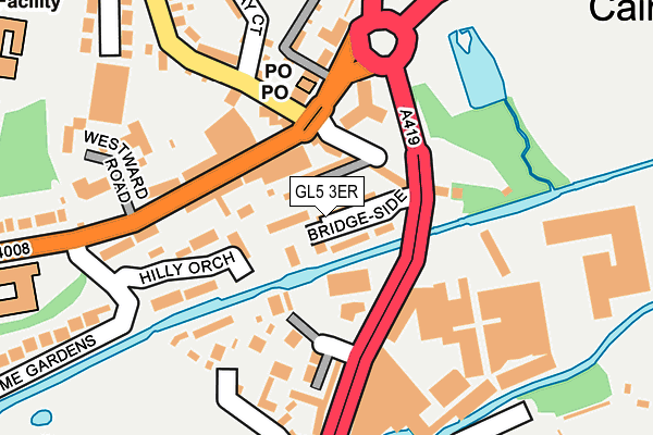 GL5 3ER map - OS OpenMap – Local (Ordnance Survey) GL5 3ER map - OS OpenMap – Local (Ordnance Survey)