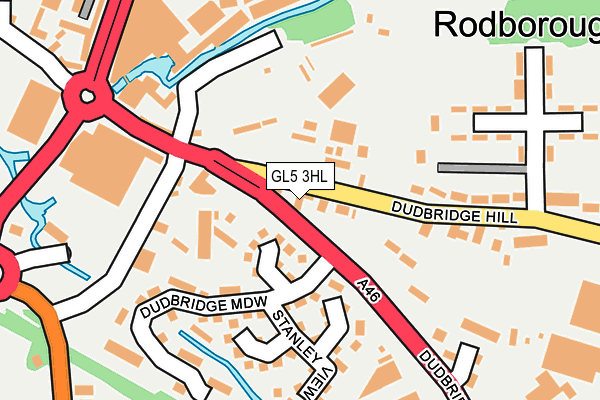 GL5 3HL map - OS OpenMap – Local (Ordnance Survey) GL5 3HL map - OS OpenMap – Local (Ordnance Survey)