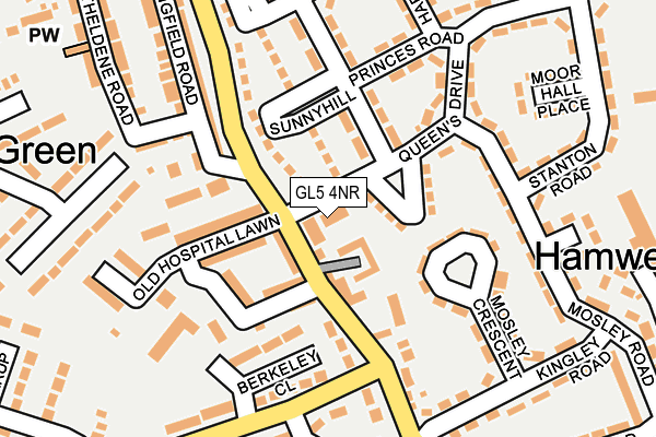 GL5 4NR map - OS OpenMap – Local (Ordnance Survey) GL5 4NR map - OS OpenMap – Local (Ordnance Survey)