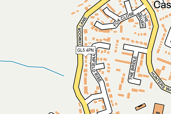 GL5 4PN map - OS OpenMap – Local (Ordnance Survey) GL5 4PN map - OS OpenMap – Local (Ordnance Survey)