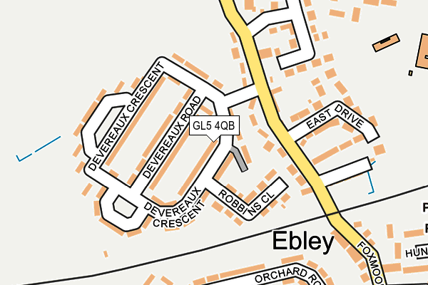 GL5 4QB map - OS OpenMap – Local (Ordnance Survey) GL5 4QB map - OS OpenMap – Local (Ordnance Survey)