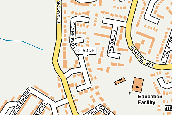 GL5 4QP map - OS OpenMap – Local (Ordnance Survey) GL5 4QP map - OS OpenMap – Local (Ordnance Survey)