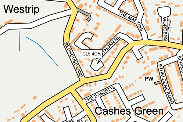 GL5 4QR map - OS OpenMap – Local (Ordnance Survey) GL5 4QR map - OS OpenMap – Local (Ordnance Survey)