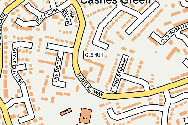 GL5 4UH map - OS OpenMap – Local (Ordnance Survey) GL5 4UH map - OS OpenMap – Local (Ordnance Survey)