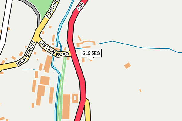 GL5 5EG map - OS OpenMap – Local (Ordnance Survey) GL5 5EG map - OS OpenMap – Local (Ordnance Survey)