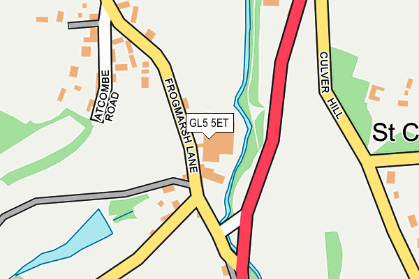 GL5 5ET map - OS OpenMap – Local (Ordnance Survey) GL5 5ET map - OS OpenMap – Local (Ordnance Survey)