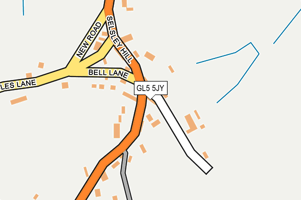 GL5 5JY map - OS OpenMap – Local (Ordnance Survey) GL5 5JY map - OS OpenMap – Local (Ordnance Survey)