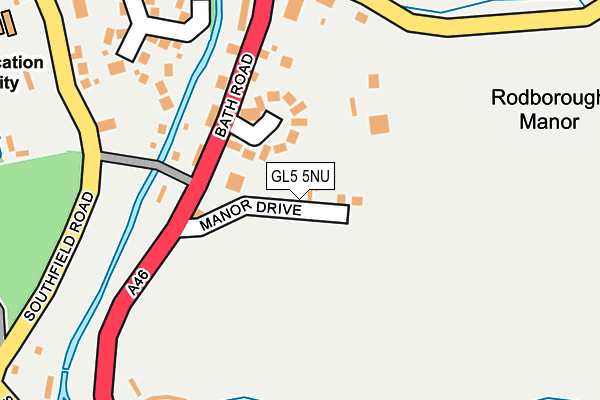 GL5 5NU map - OS OpenMap – Local (Ordnance Survey) GL5 5NU map - OS OpenMap – Local (Ordnance Survey)