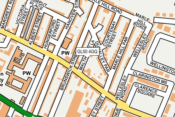 GL50 4GQ map - OS OpenMap – Local (Ordnance Survey) GL50 4GQ map - OS OpenMap – Local (Ordnance Survey)