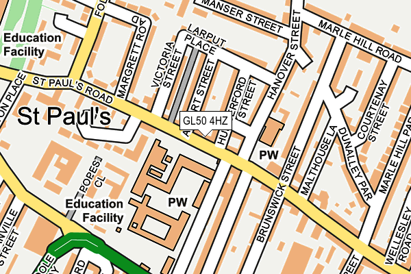 GL50 4HZ map - OS OpenMap – Local (Ordnance Survey) GL50 4HZ map - OS OpenMap – Local (Ordnance Survey)