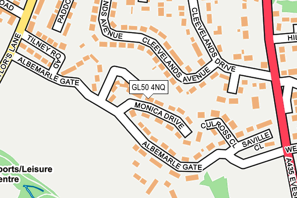 GL50 4NQ map - OS OpenMap – Local (Ordnance Survey) GL50 4NQ map - OS OpenMap – Local (Ordnance Survey)