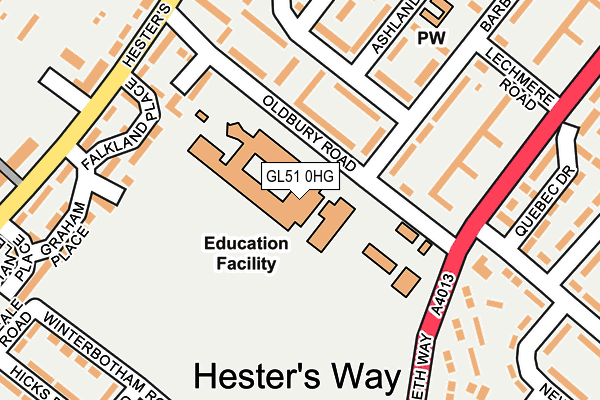 GL51 0HG map - OS OpenMap – Local (Ordnance Survey) GL51 0HG map - OS OpenMap – Local (Ordnance Survey)