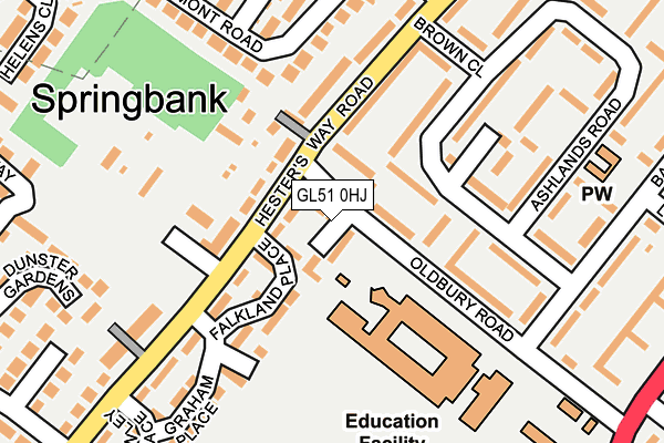 GL51 0HJ map - OS OpenMap – Local (Ordnance Survey) GL51 0HJ map - OS OpenMap – Local (Ordnance Survey)